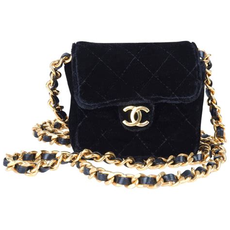 chanel velvet mini bag|vintage chanel velvet bag.